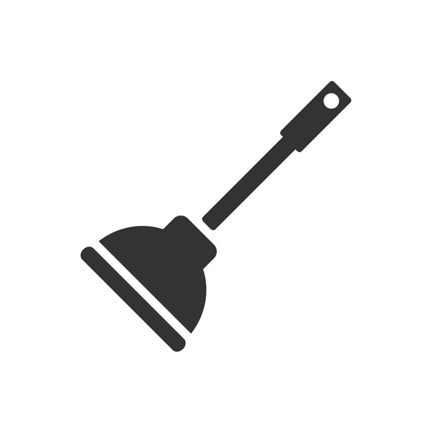 plantilla de diseño vectorial de íconos de émbolo simple y moderna