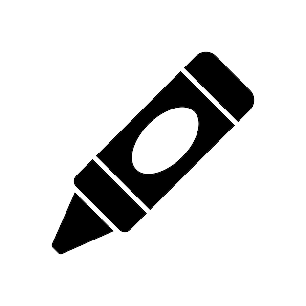 plantilla de diseño vectorial de iconos de lápiz simple y limpio