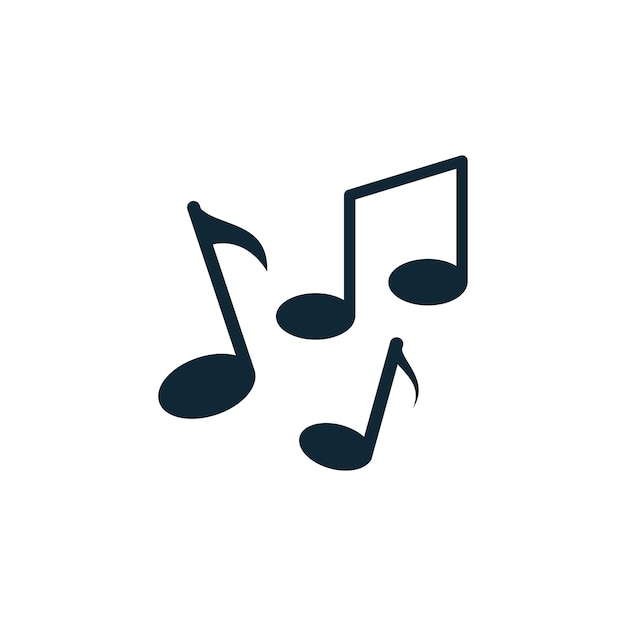 plantilla de diseño vectorial de íconos de música