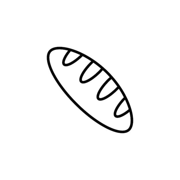 plantilla de diseño vectorial de íconos de pan