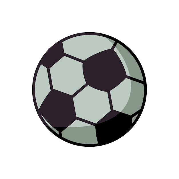 plantilla de diseño vectorial de iconos de pelota de fútbol