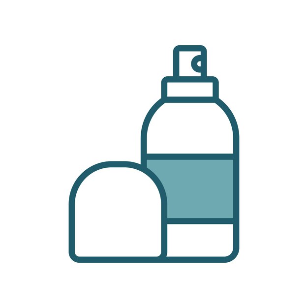 plantilla de diseño vectorial de íconos de perfume simple y limpia