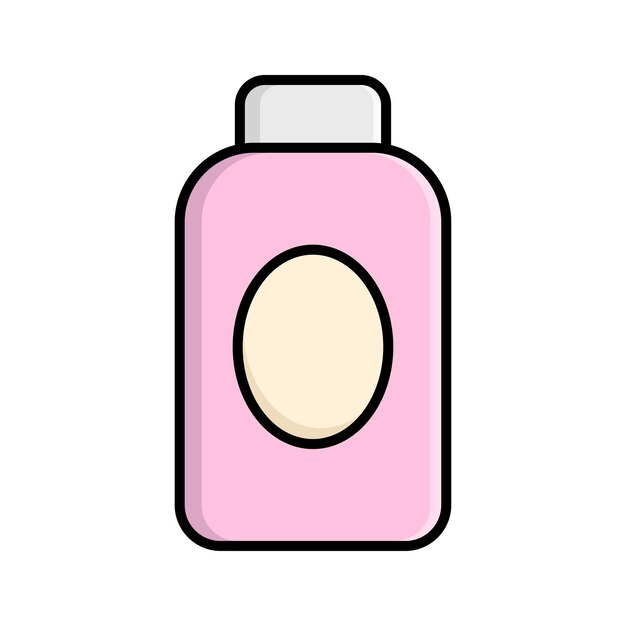 plantilla de diseño vectorial de íconos de polvo para bebés