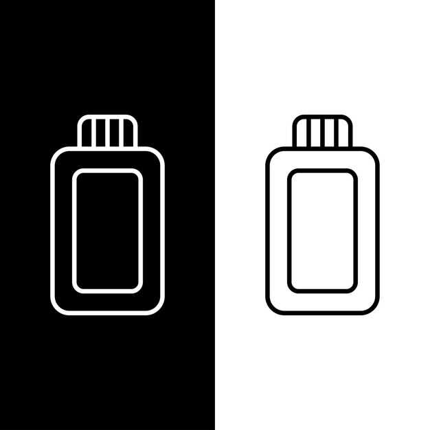 plantilla de diseño vectorial de íconos de polvo para bebés