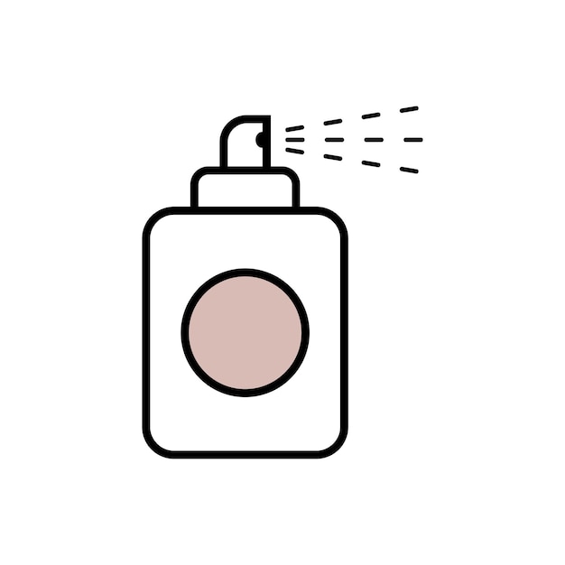 Plantilla de diseño vectorial de iconos de pulverización