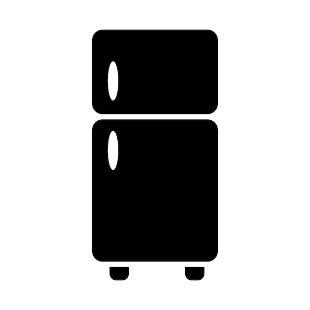 plantilla de diseño vectorial de iconos de refrigeradores