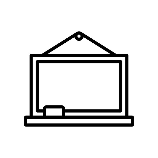 plantilla de diseño vectorial de iconos de tablero simple y limpio