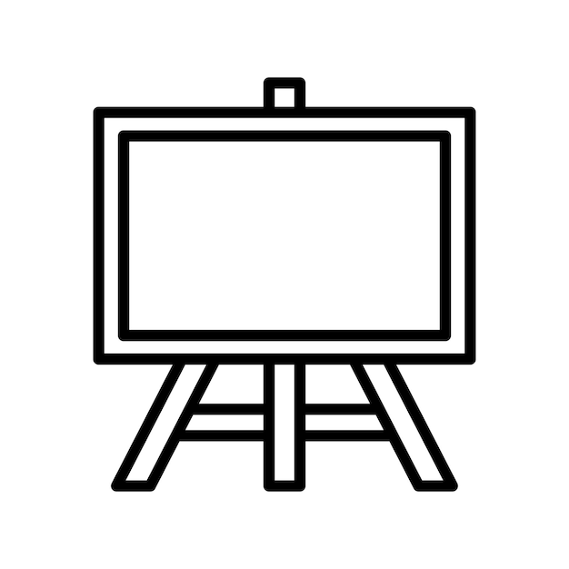 plantilla de diseño vectorial de iconos de tablero simple y limpio