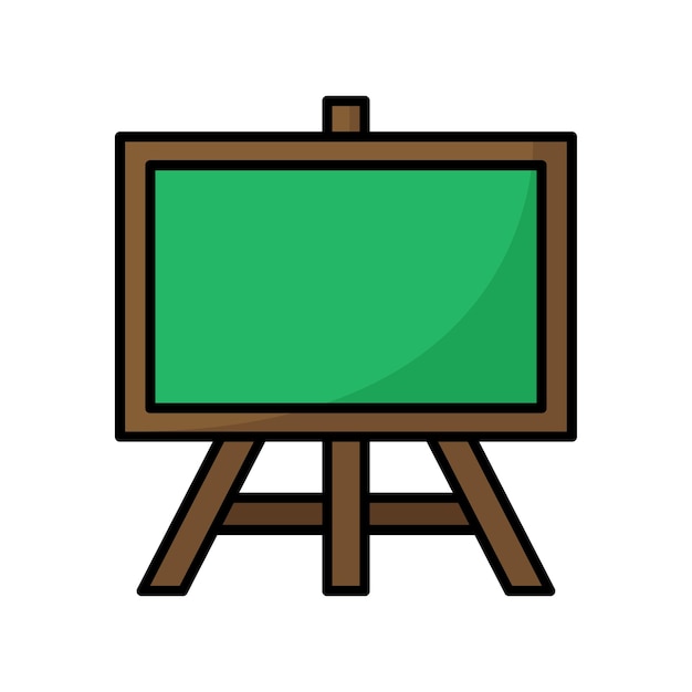 plantilla de diseño vectorial de iconos de tablero simple y limpio