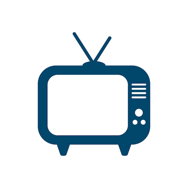 Plantilla de diseño vectorial de iconos de televisión