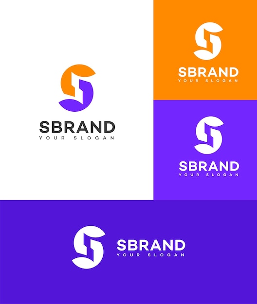 plantilla de diseño vectorial de la letra S del logotipo