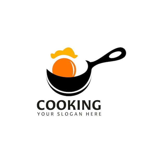 plantilla de diseño vectorial de logotipo de cocina plantilla de concepto de diseño de logotipio de alimentos