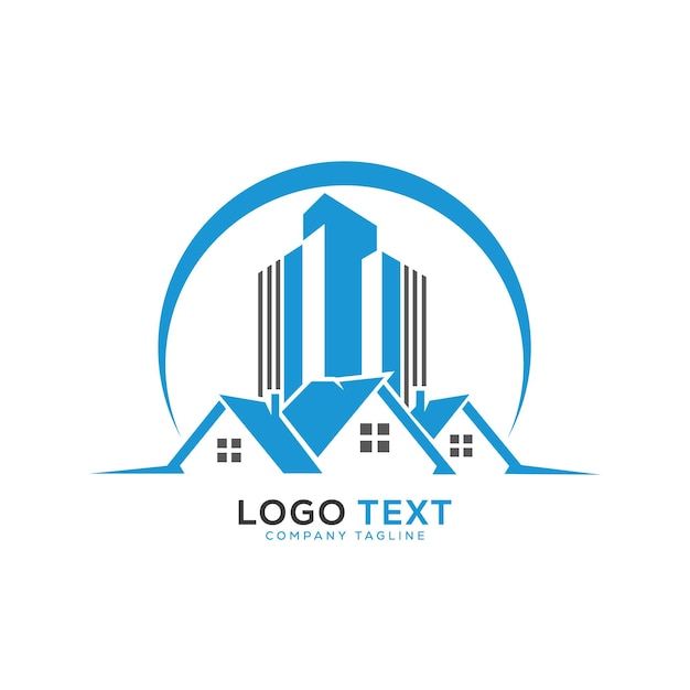 plantilla de diseño vectorial de logotipo de construcción