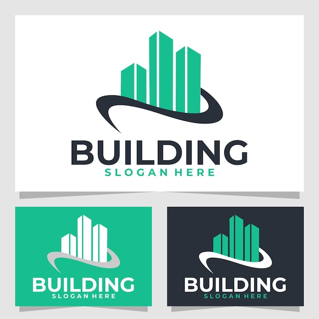 plantilla de diseño vectorial del logotipo del edificio