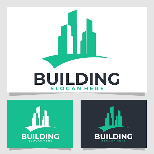 plantilla de diseño vectorial del logotipo del edificio