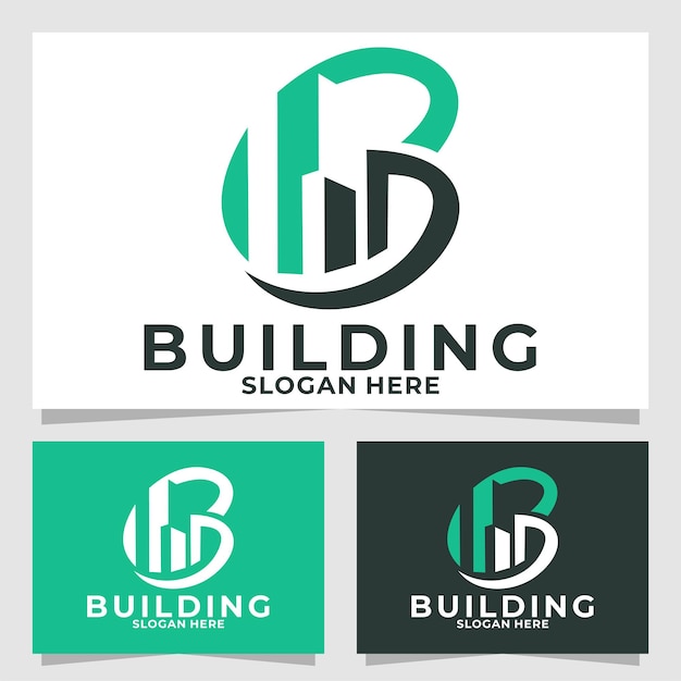 plantilla de diseño vectorial del logotipo del edificio