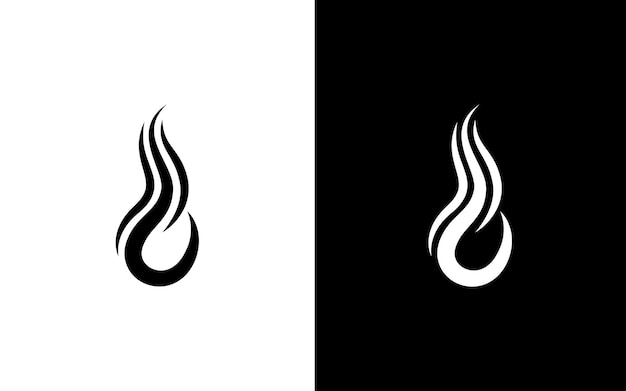plantilla de diseño vectorial de logotipo de humo profesional minimalista