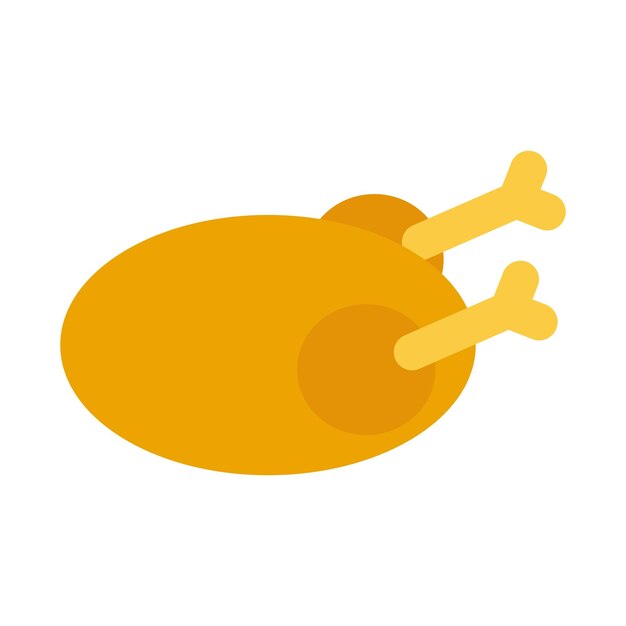 plantilla de diseño vectorial del logotipo del icono de pollo vectorial