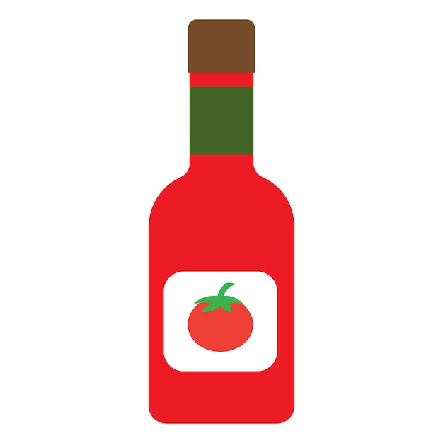 plantilla de diseño vectorial del logotipo del icono de salsa de tomate