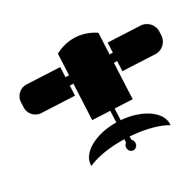 plantilla de diseño vectorial del logotipo del icono del satélite