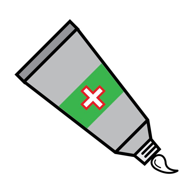 plantilla de diseño vectorial del logotipo del icono de ungüento