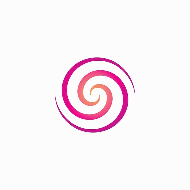 plantilla de diseño vectorial del logotipo del icono Vortex