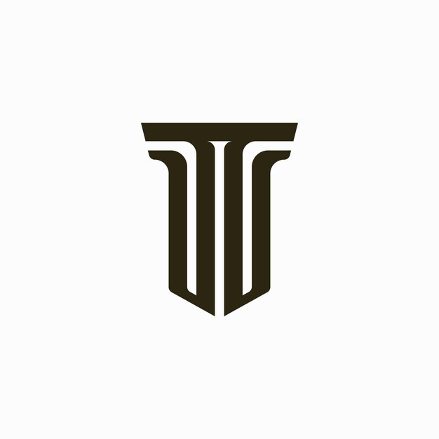 plantilla de diseño vectorial del logotipo del pilar