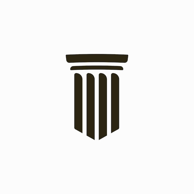plantilla de diseño vectorial del logotipo del pilar
