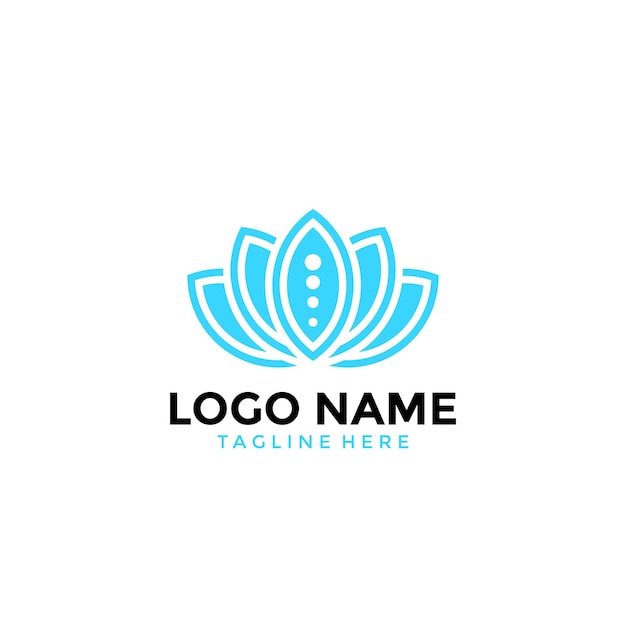 plantilla de diseño vectorial de logotipo SPA