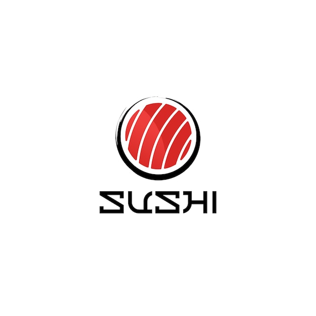 plantilla de diseño vectorial de logotipo de sushi 1