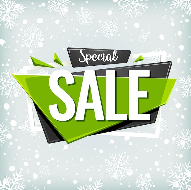 plantilla de diseño vectorial de promoción de tiendas