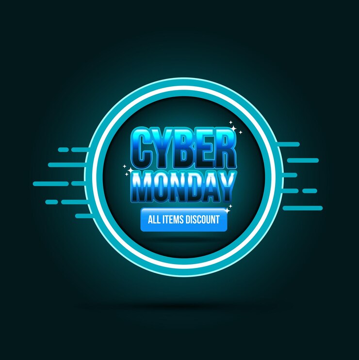 Vector plantilla de diseño vectorial de promoción de ventas del lunes cibernético