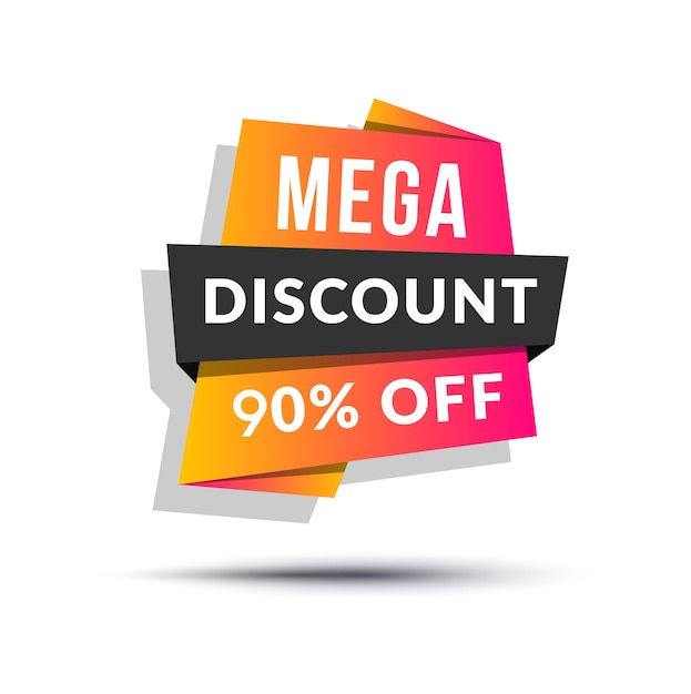 plantilla de diseño vectorial de promoción de ventas