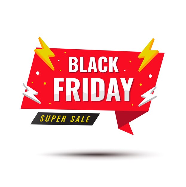 plantilla de diseño vectorial de la tienda de venta promocional del viernes negro