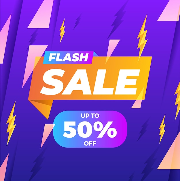 Plantilla de diseño vectorial de tiendas de promoción de descuentos