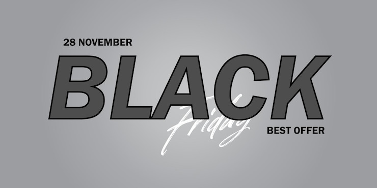 Vector plantilla de diseño de venta de viernes negro o diseño conceptual para web e impresión.