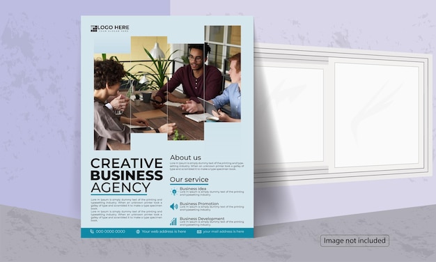 plantilla de diseño de volante de la agencia de negocios creativa