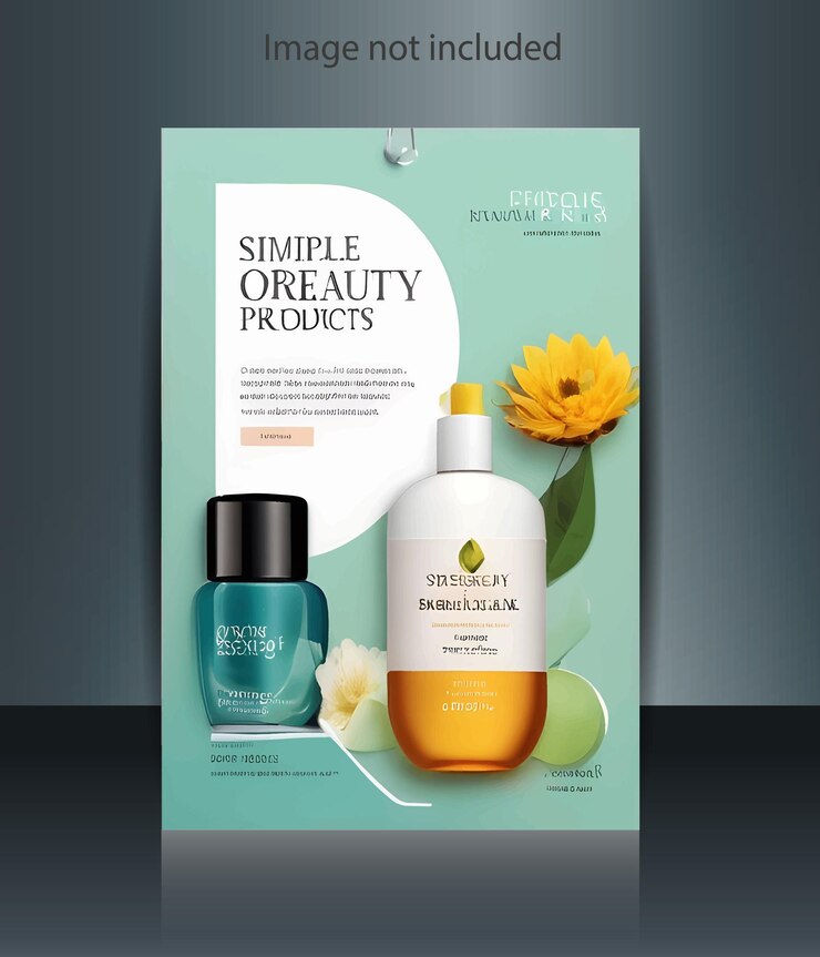 Plantilla de diseño de volante de belleza volante de beleza