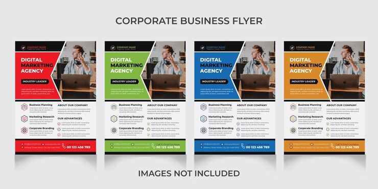 Plantilla de diseño de volante empresarial