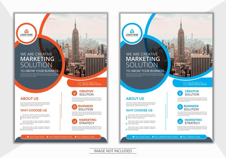 Plantilla de diseño de volante empresarial