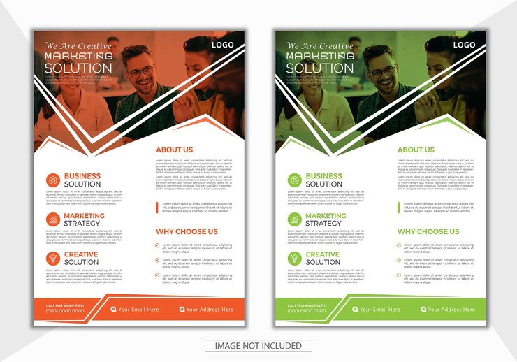 Plantilla de diseño de volante empresarial