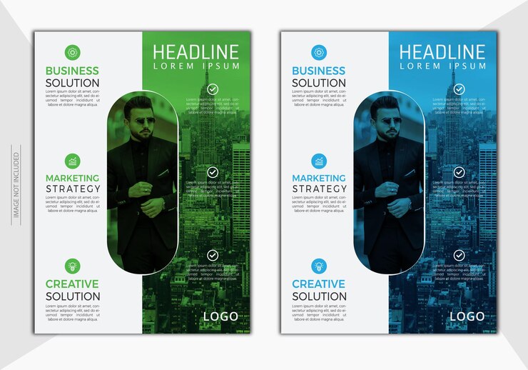 Plantilla de diseño de volante empresarial