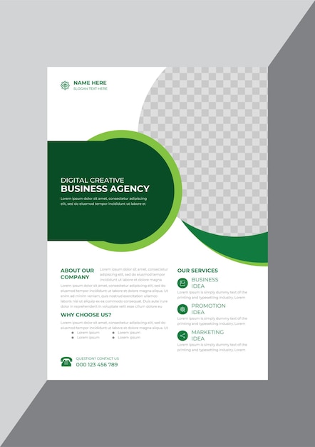 Plantilla de diseño de volante de negocios corporativos