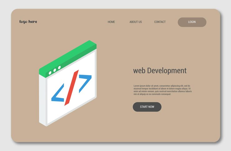 Vector plantilla de diseño web