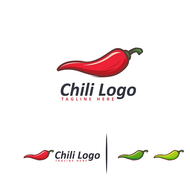 Plantilla de diseños de logotipo de chile