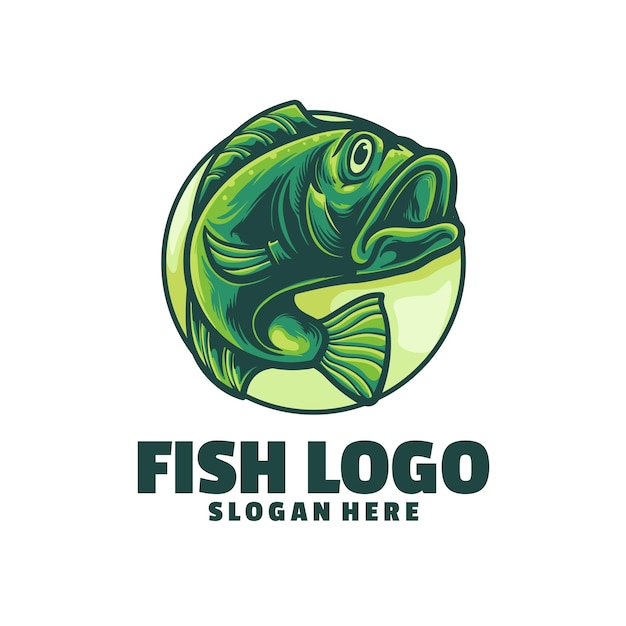 Plantilla de diseños de logotipo de pescado