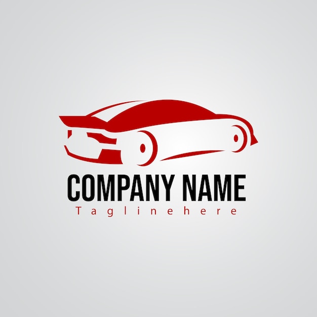 Plantilla de diseños de logotipos de automóviles personalizados de alta calidad