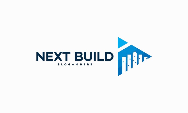 Vector plantilla de diseños de torre de edificio moderno, concepto de diseños de logotipo de construcción avanzada,