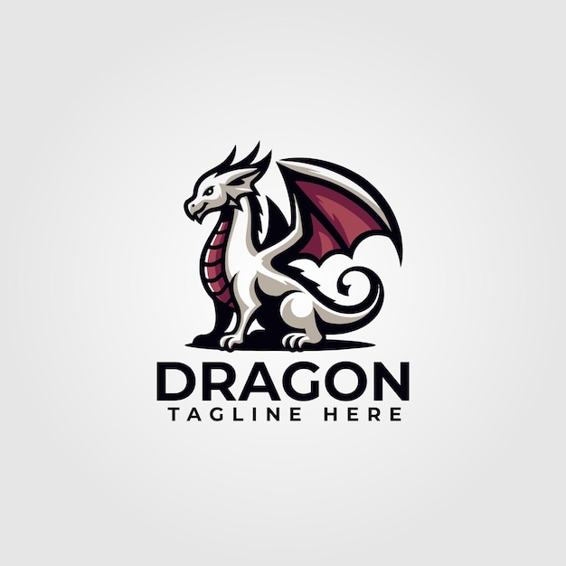 Plantilla con dragón