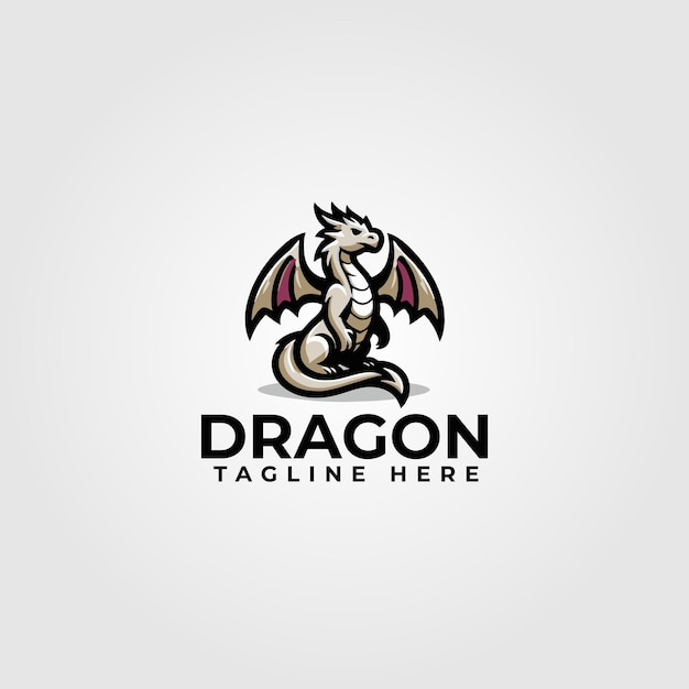 Plantilla con dragón